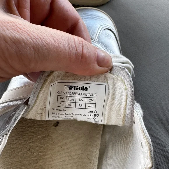 Anthropology Gola Exclusive Torpedo Sneakers Size 9,5 - Picture 14 of 16